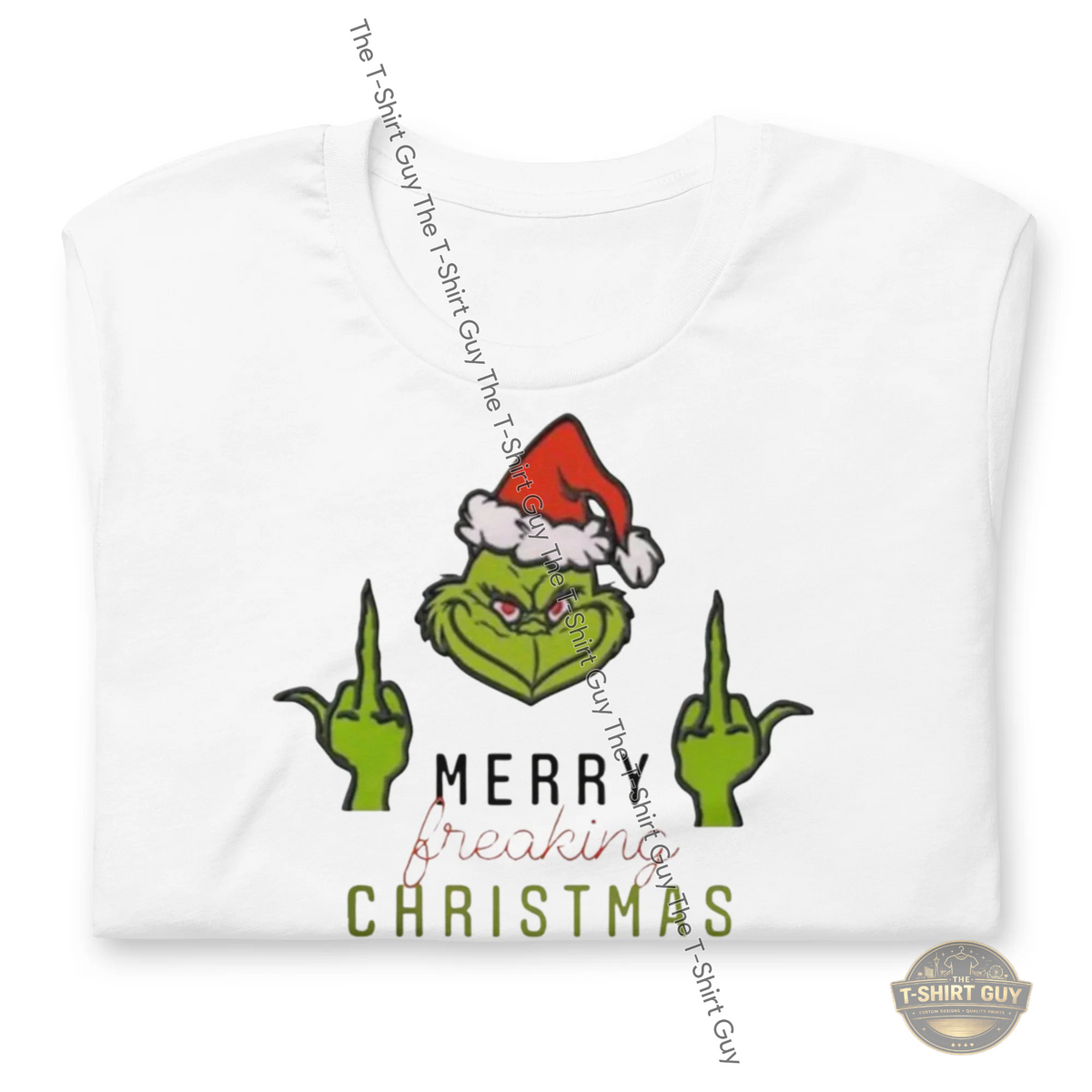 Watermarked - Merry Freaking Christmas Unisex t-shirt