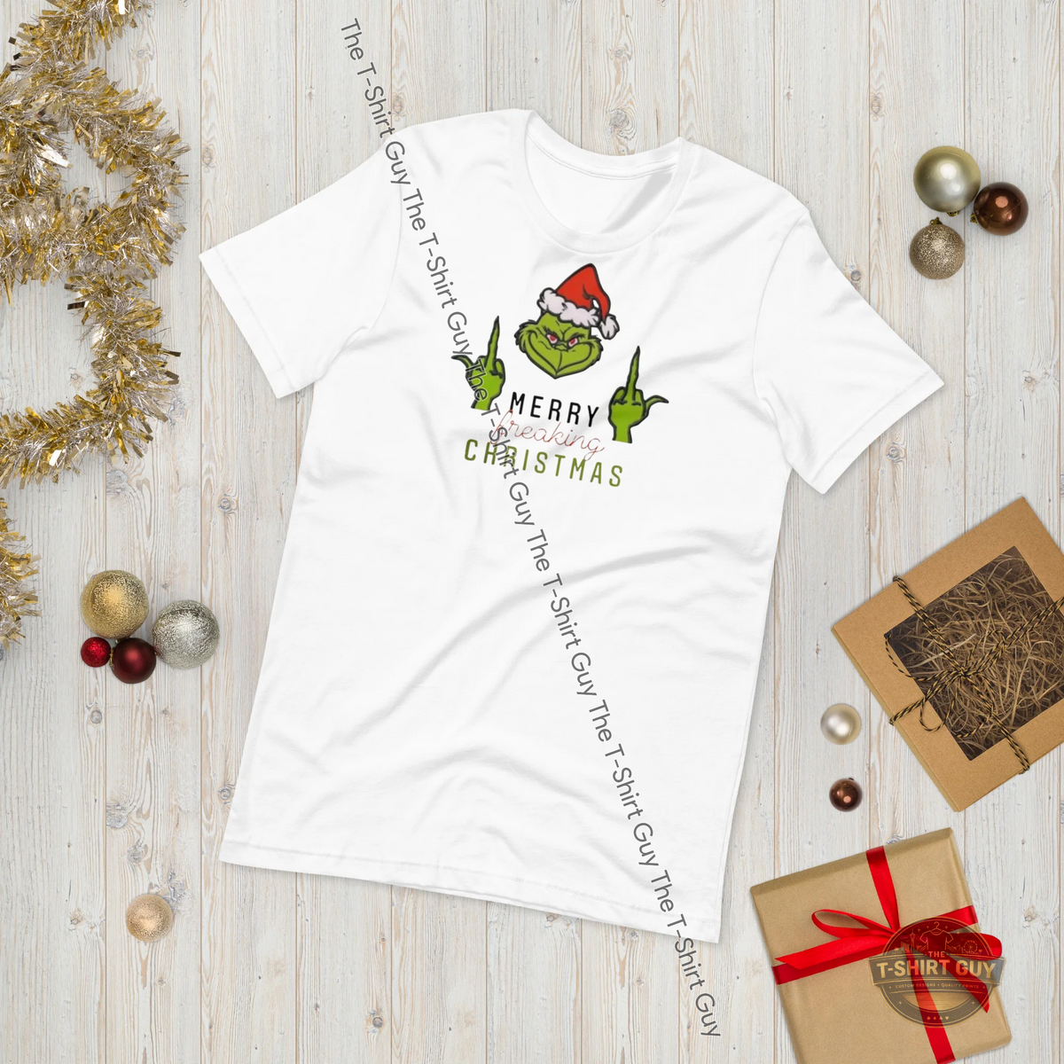 Watermarked - Merry Freaking Christmas Unisex t-shirt