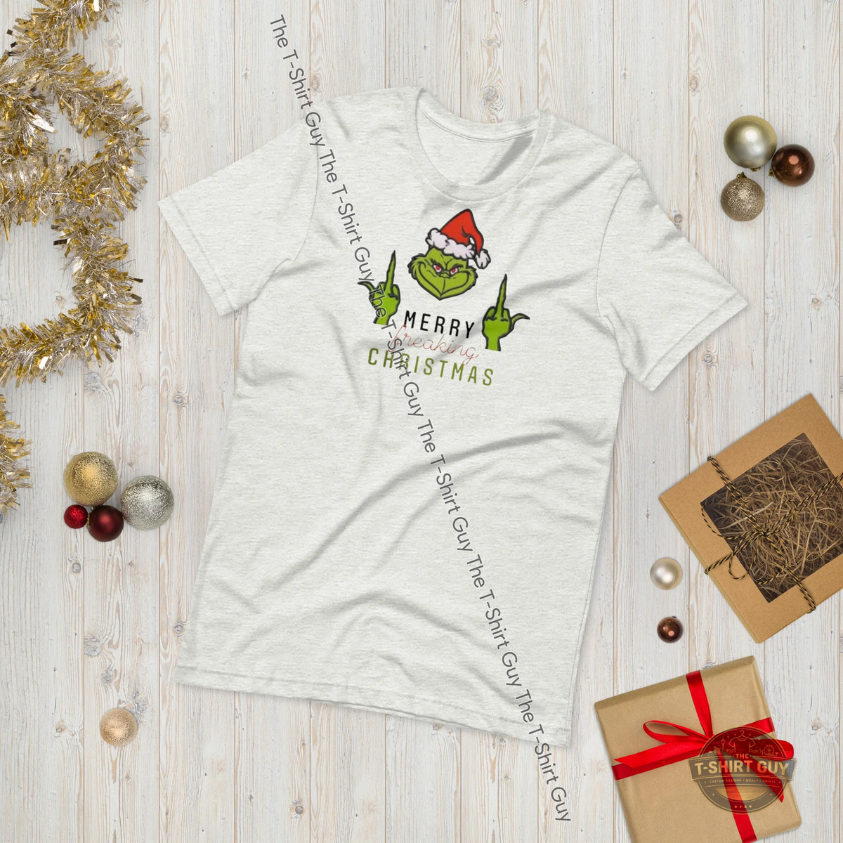 Watermarked - Merry Freaking Christmas Unisex t-shirt