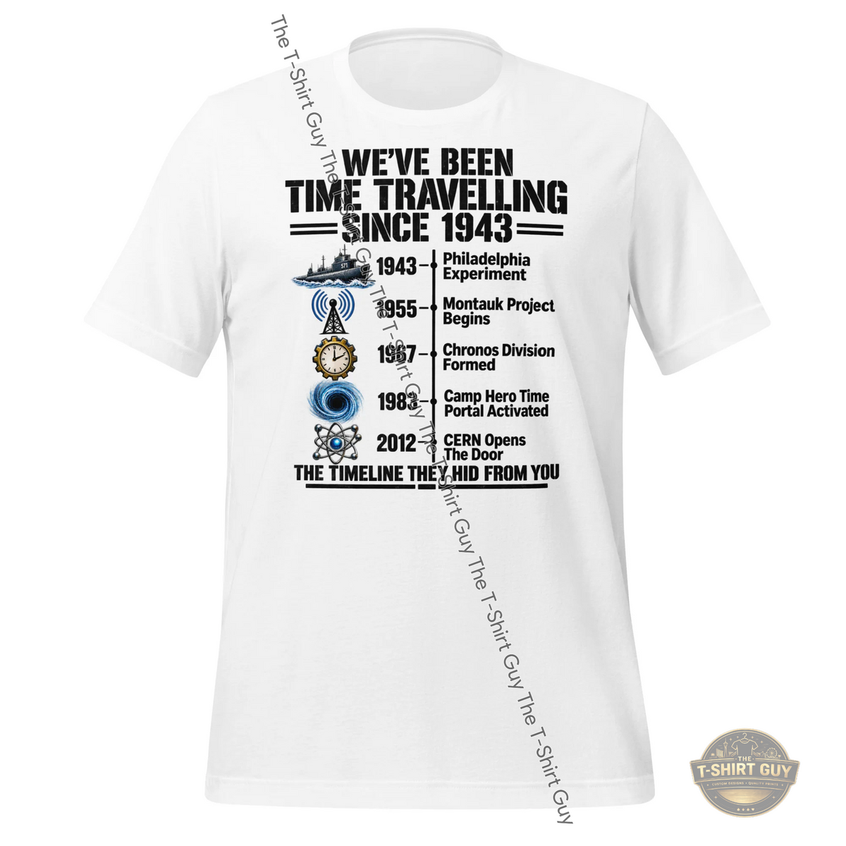 Watermarked - Time Travel Unisex t-shirt