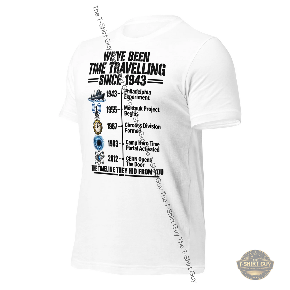 Watermarked - Time Travel Unisex t-shirt