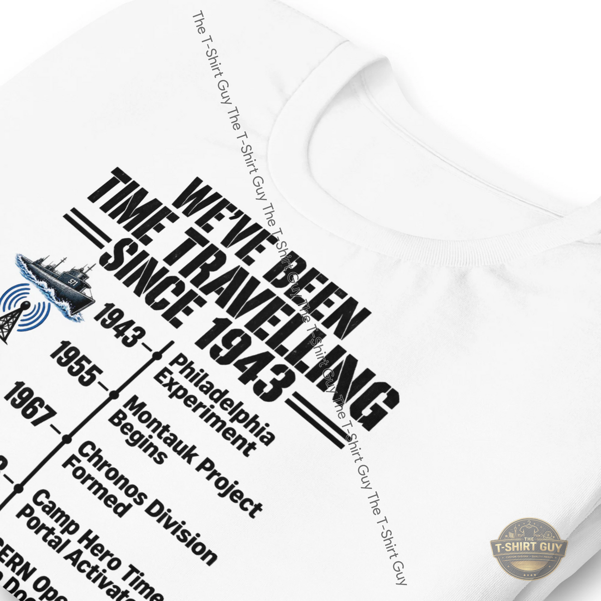 Watermarked - Time Travel Unisex t-shirt
