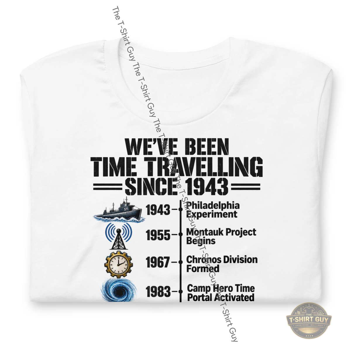 Watermarked - Time Travel Unisex t-shirt