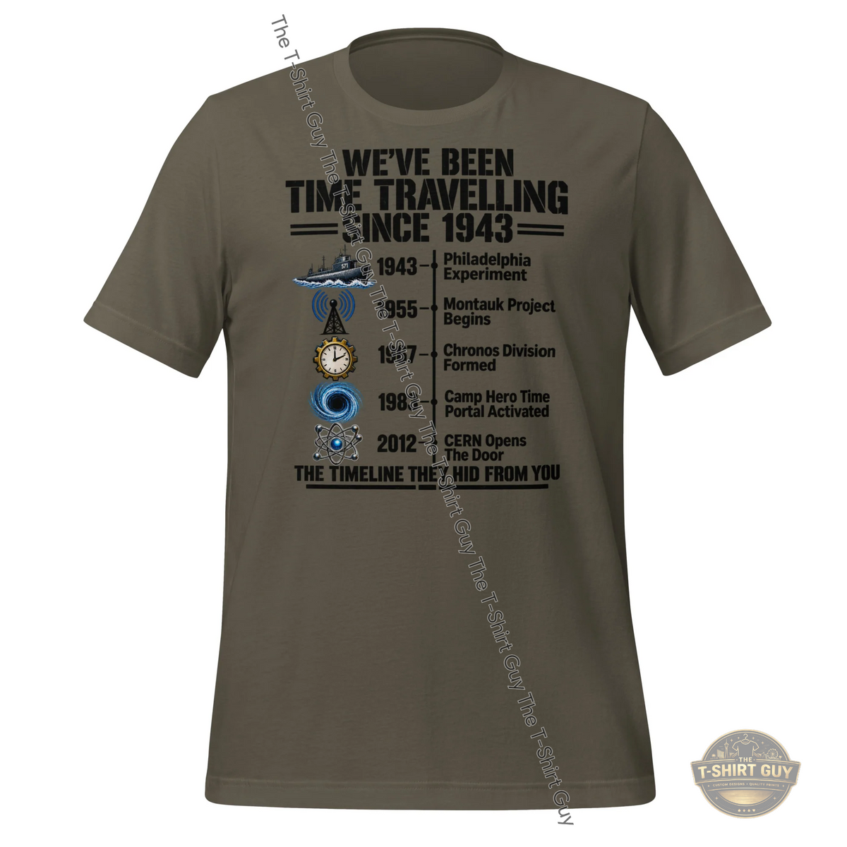 Watermarked - Time Travel Unisex t-shirt