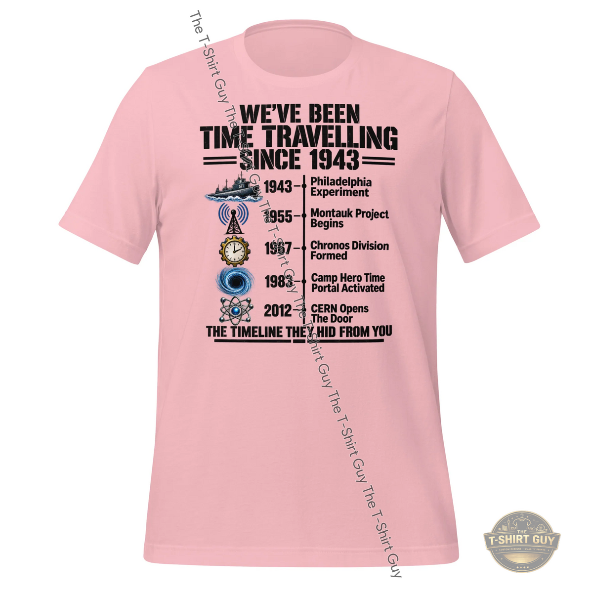 Watermarked - Time Travel Unisex t-shirt