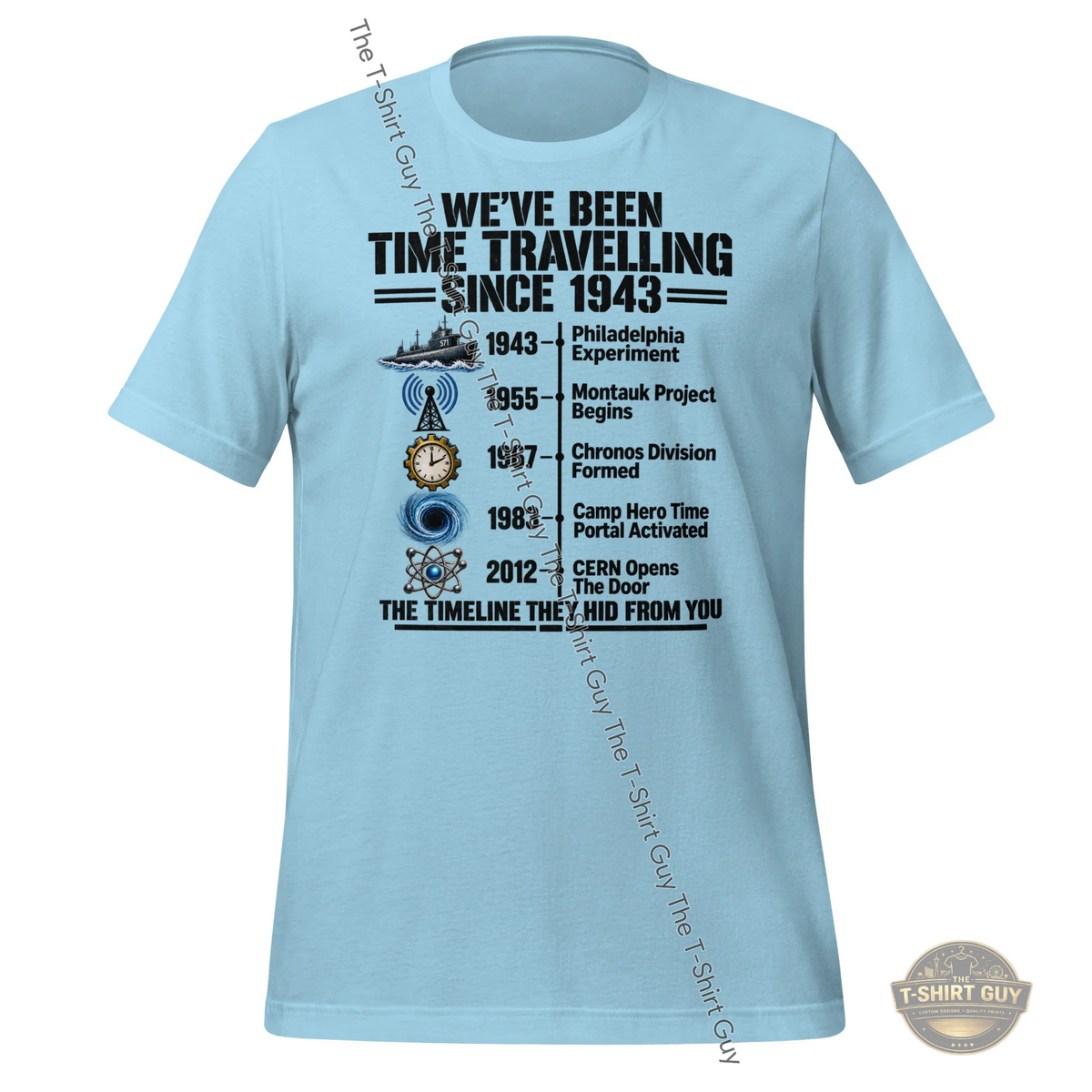 Watermarked - Time Travel Unisex t-shirt