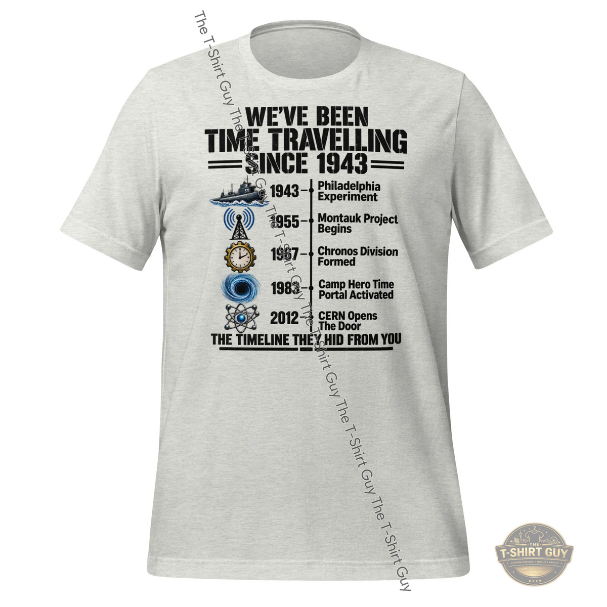 Watermarked - Time Travel Unisex t-shirt