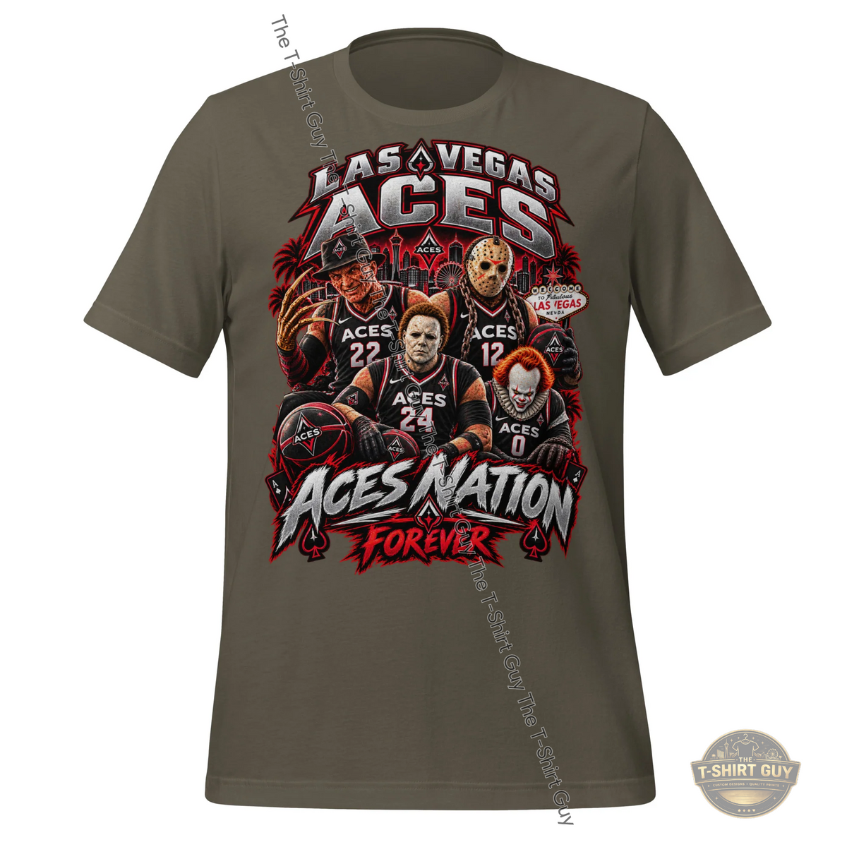 Watermarked - Aces Nation Forever Unisex t-shirt