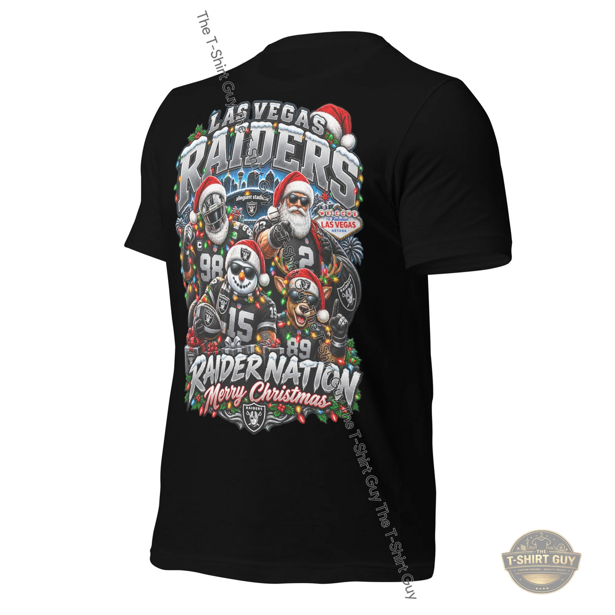 Watermarked - Raider Nation Christmas Unisex t-shirt