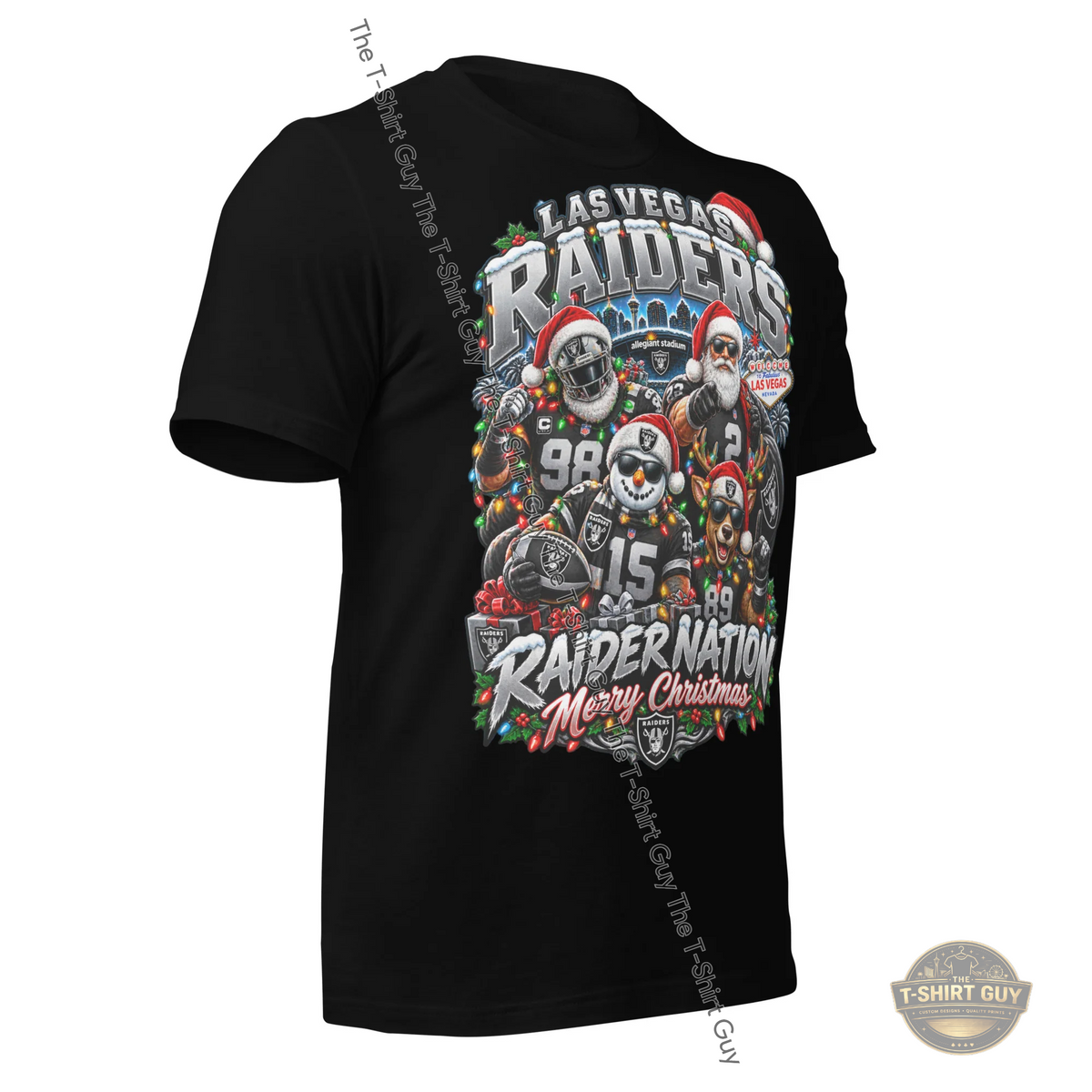Watermarked - Raider Nation Christmas Unisex t-shirt