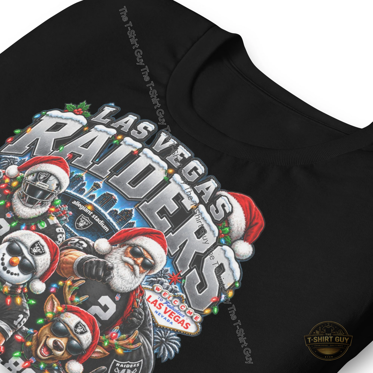 Watermarked - Raider Nation Christmas Unisex t-shirt
