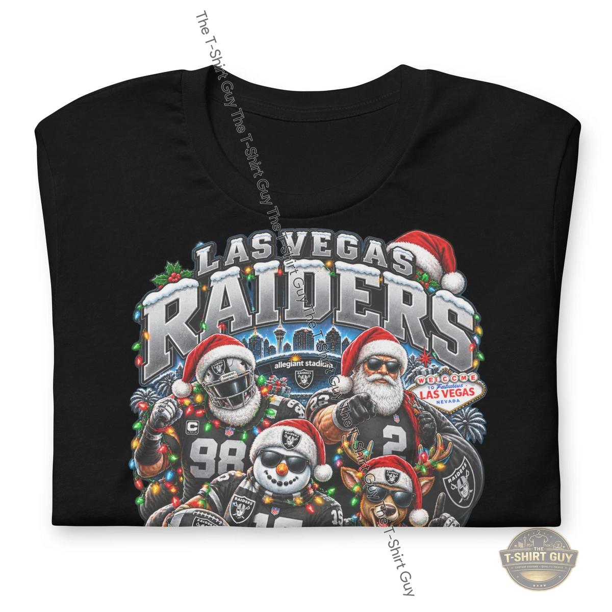Watermarked - Raider Nation Christmas Unisex t-shirt