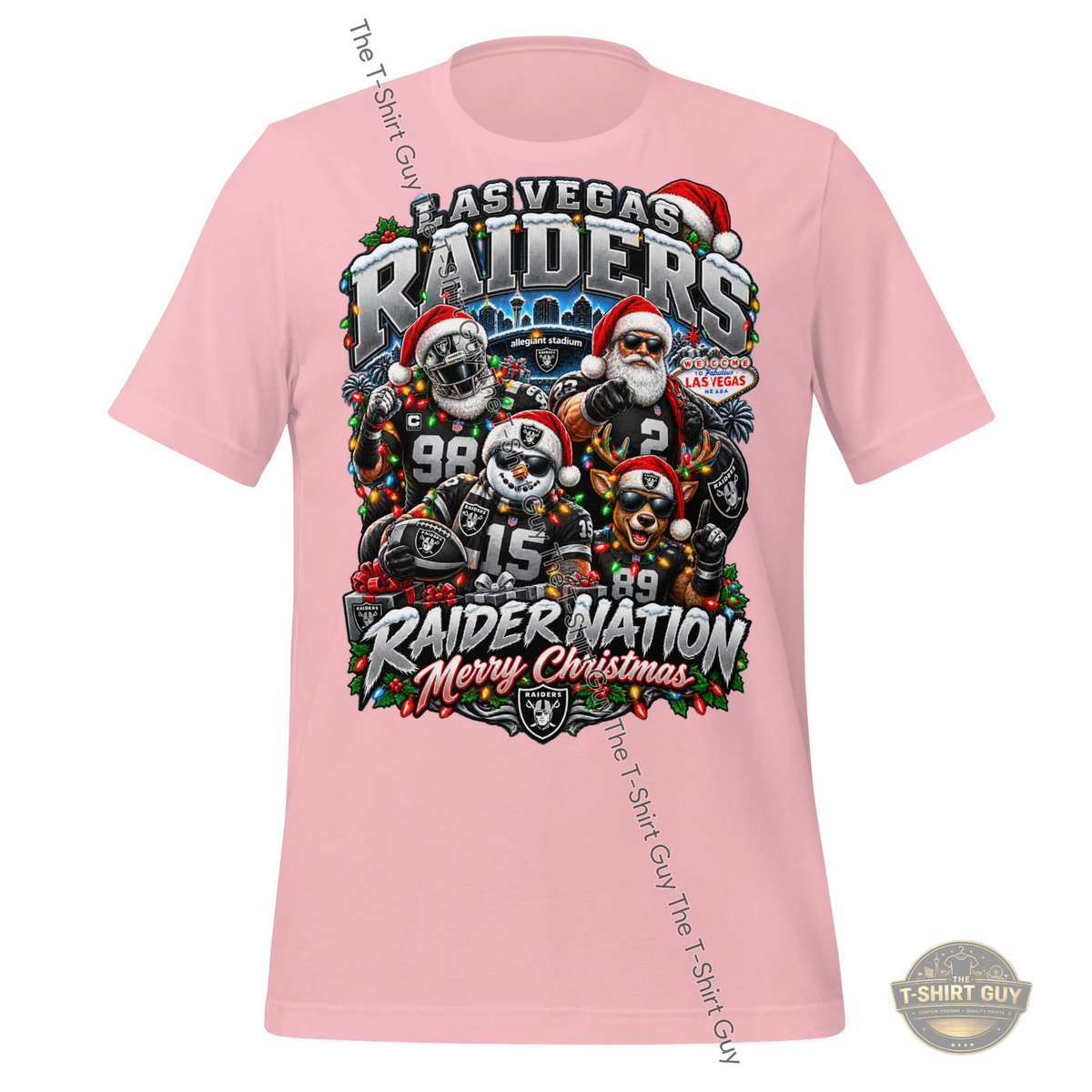Watermarked - Raider Nation Christmas Unisex t-shirt