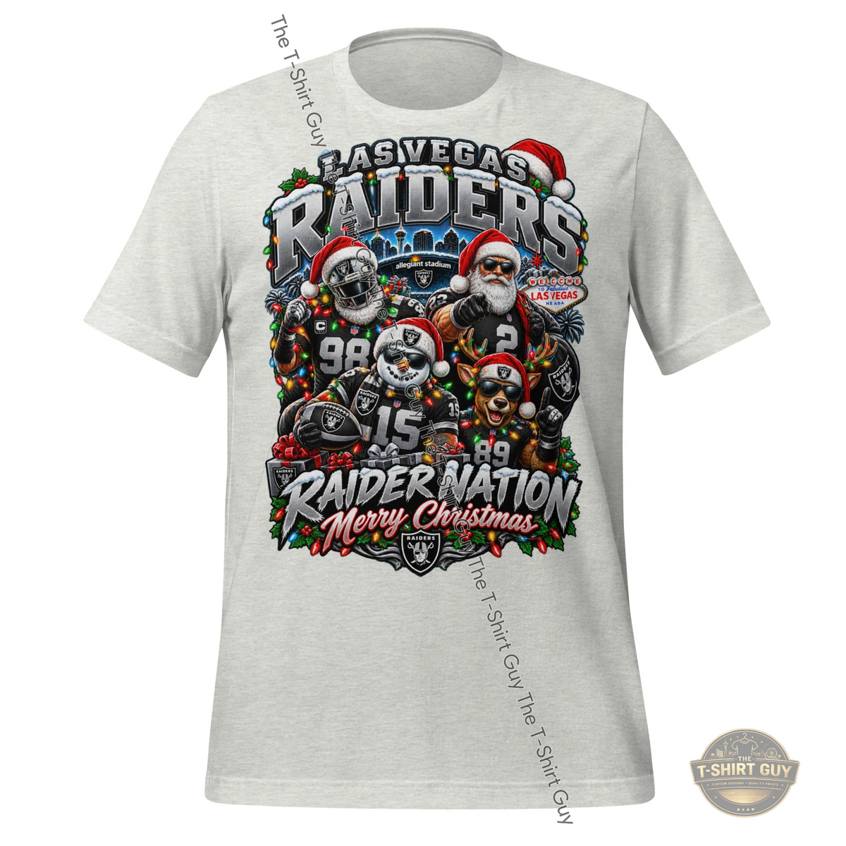 Watermarked - Raider Nation Christmas Unisex t-shirt
