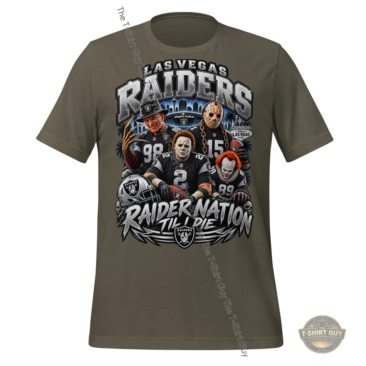 Watermarked - Raider Nation Till I Die Unisex t-shirt