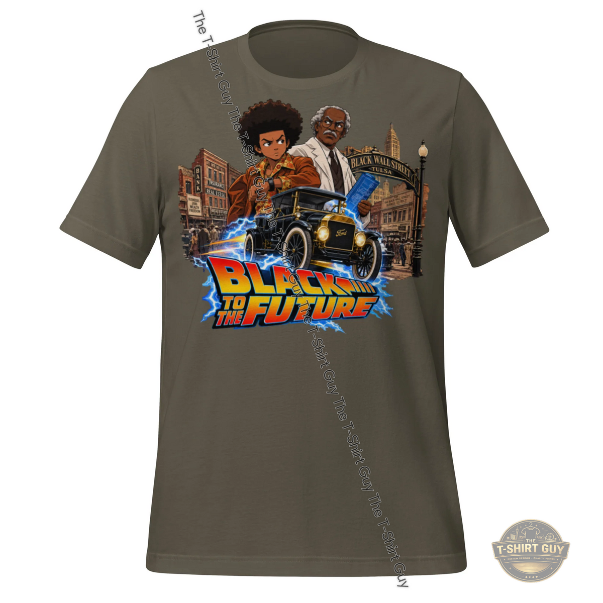 Watermarked - Black to the Future Unisex t-shirt