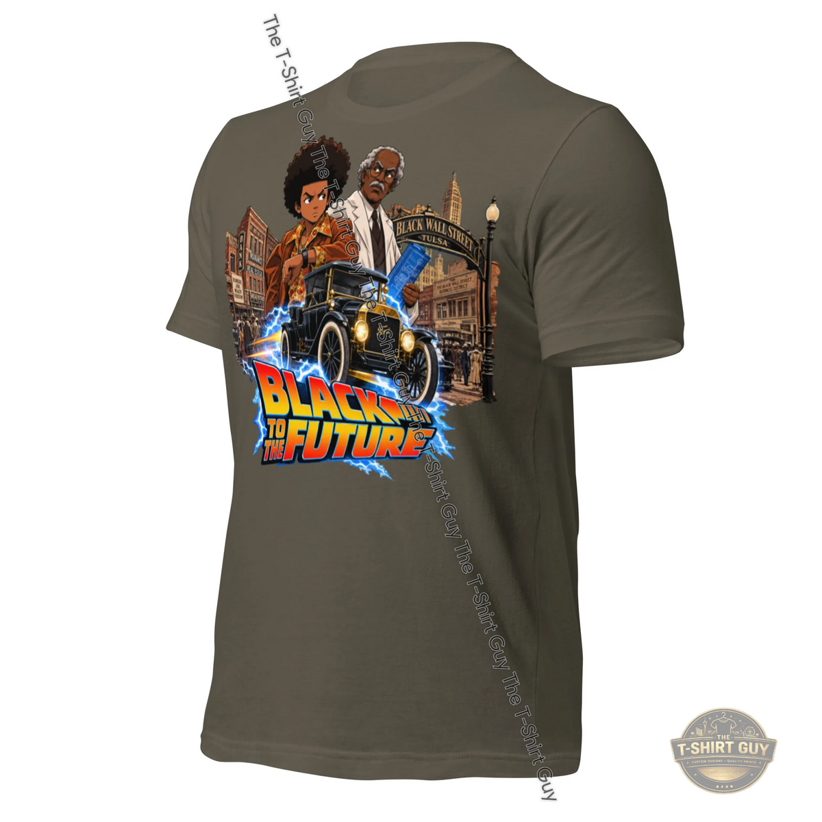 Watermarked - Black to the Future Unisex t-shirt