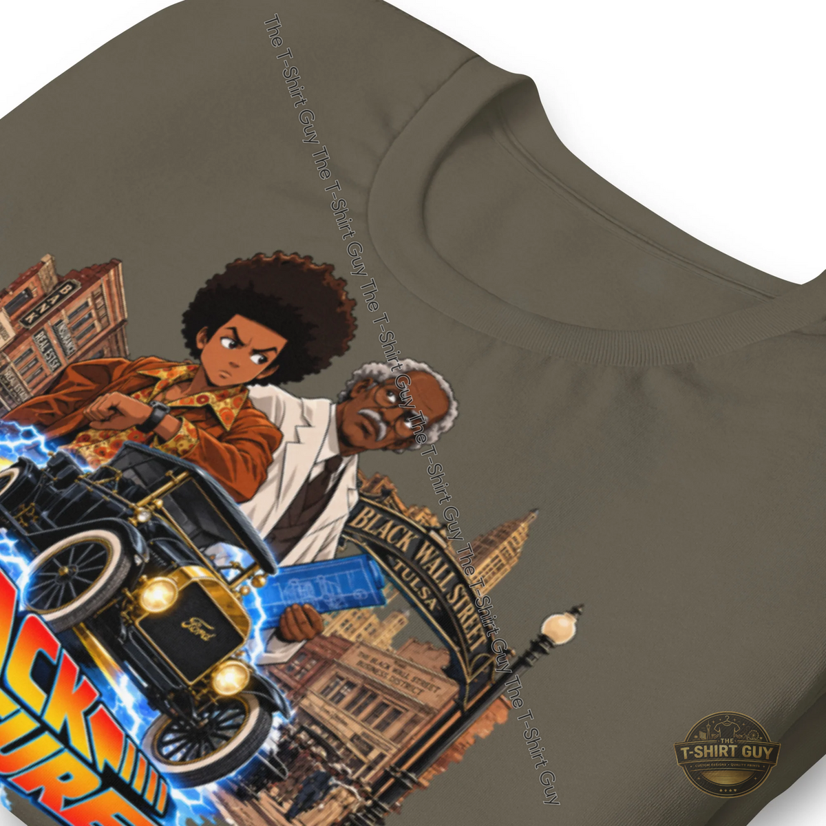 Watermarked - Black to the Future Unisex t-shirt
