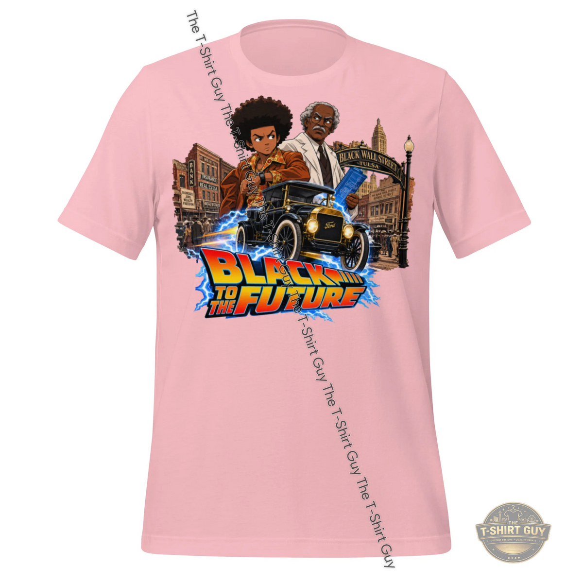 Watermarked - Black to the Future Unisex t-shirt