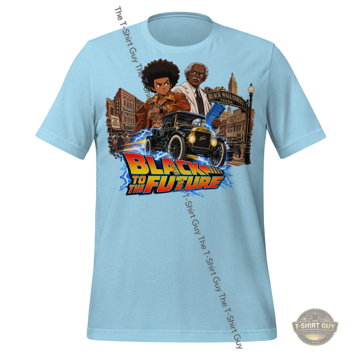 Watermarked - Black to the Future Unisex t-shirt