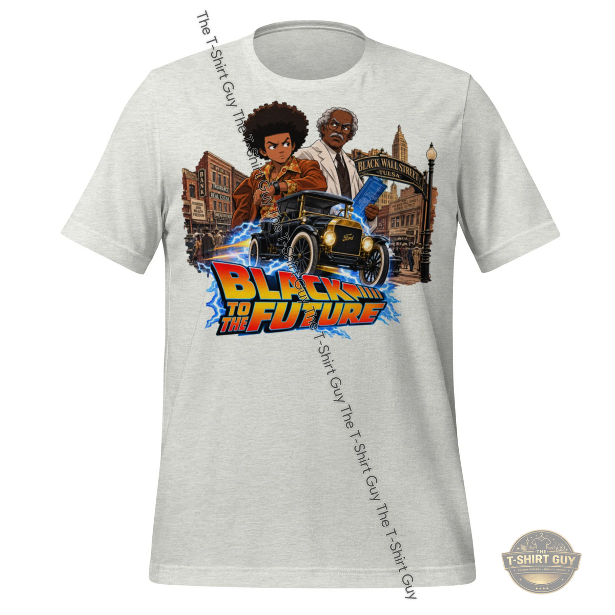 Watermarked - Black to the Future Unisex t-shirt