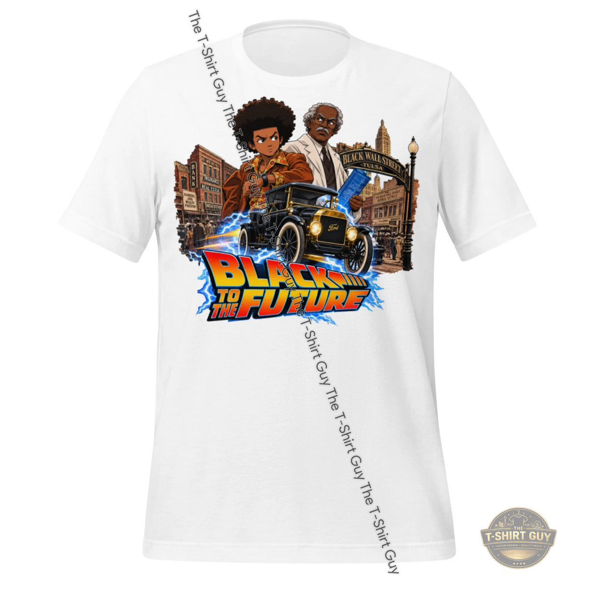 Watermarked - Black to the Future Unisex t-shirt