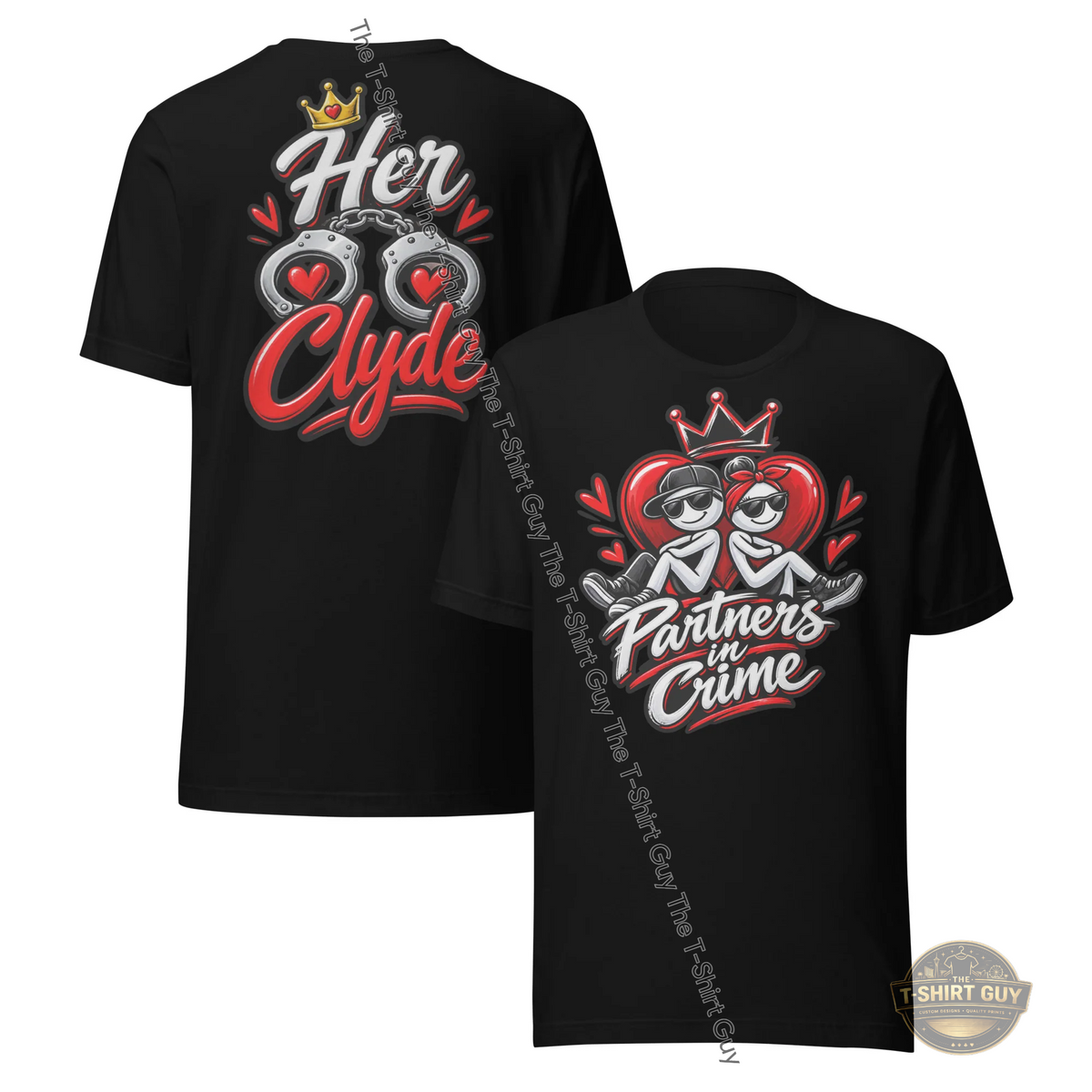 Watermarked - Partners in Crime Her Clyde Unisex t-shirt