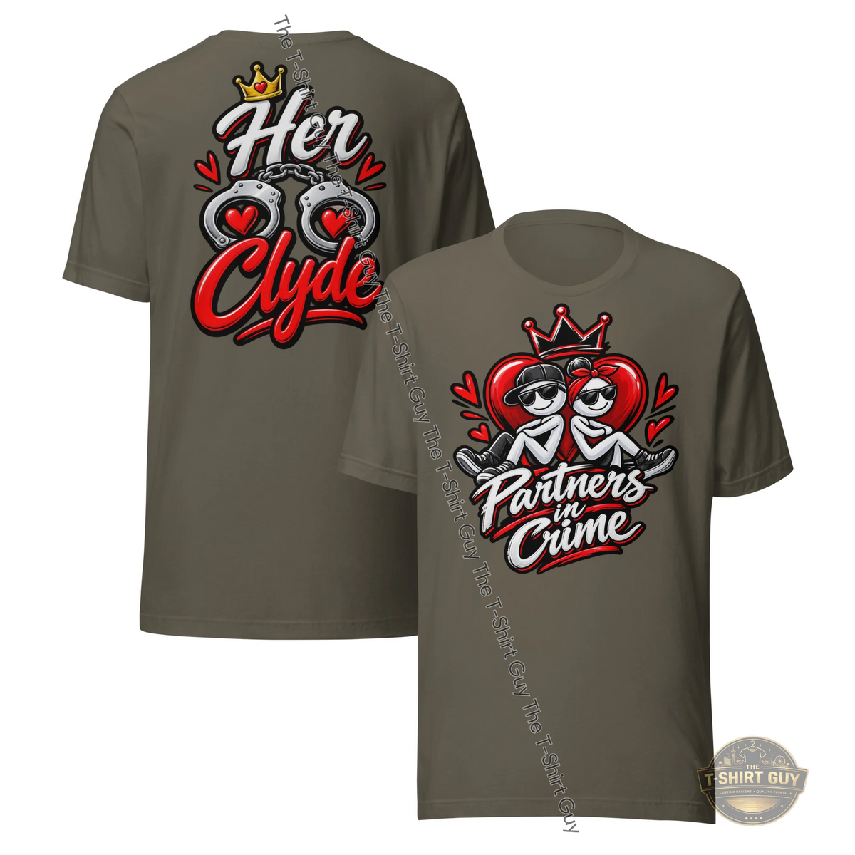 Watermarked - Partners in Crime Her Clyde Unisex t-shirt