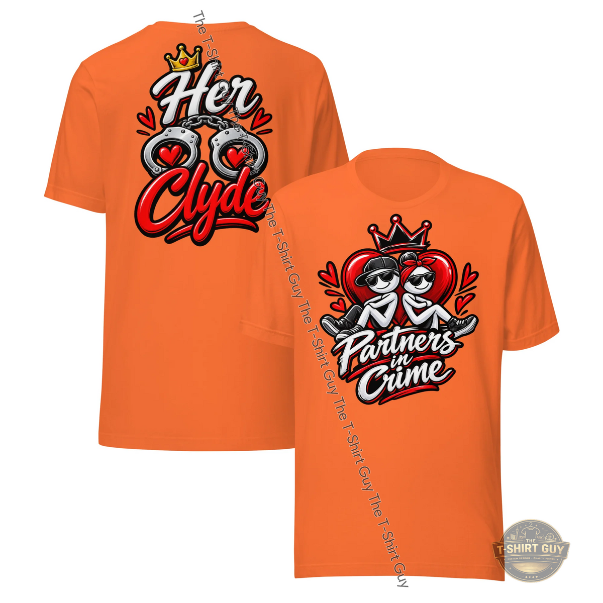 Watermarked - Partners in Crime Her Clyde Unisex t-shirt