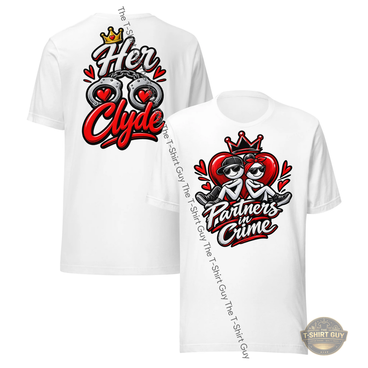 Watermarked - Partners in Crime Her Clyde Unisex t-shirt