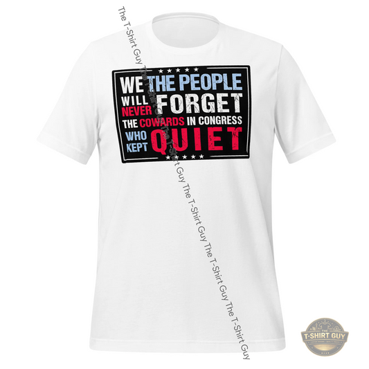 Watermarked - We The People Will Never Forget Unisex t-shirt
