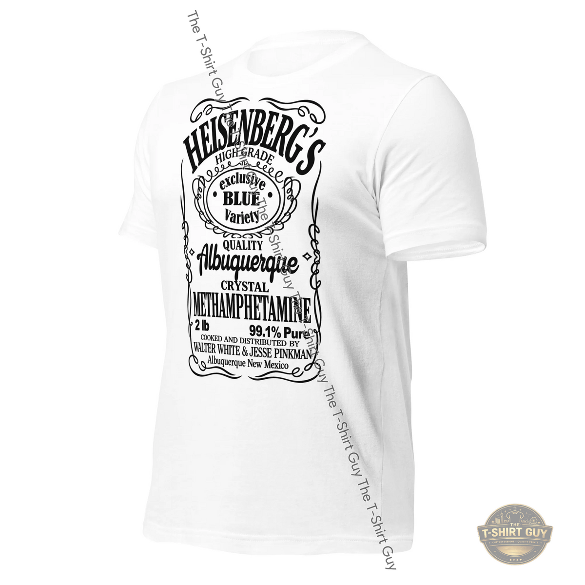Watermarked - Vintage Heisenberg Blue Label Unisex t-shirt