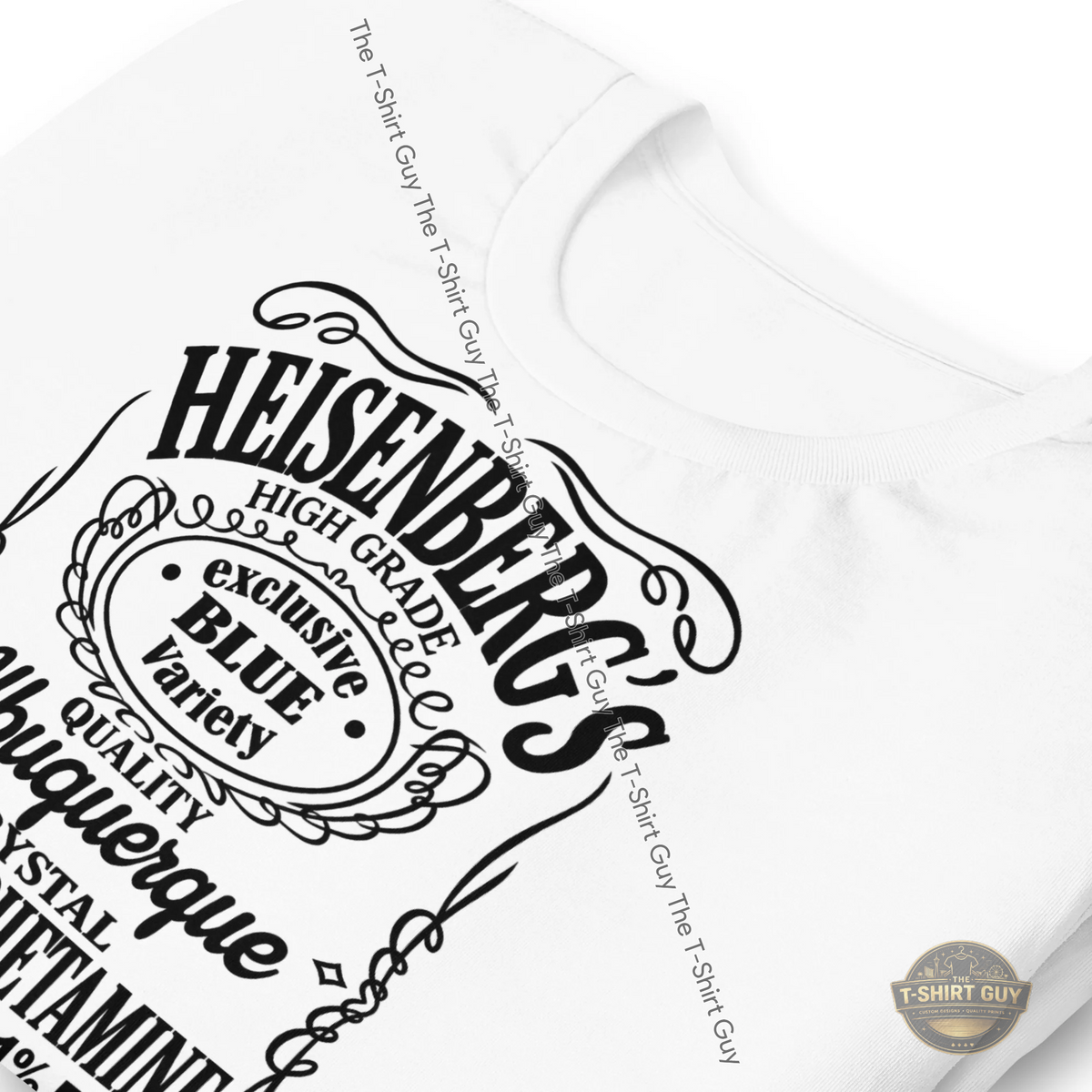 Watermarked - Vintage Heisenberg Blue Label Unisex t-shirt