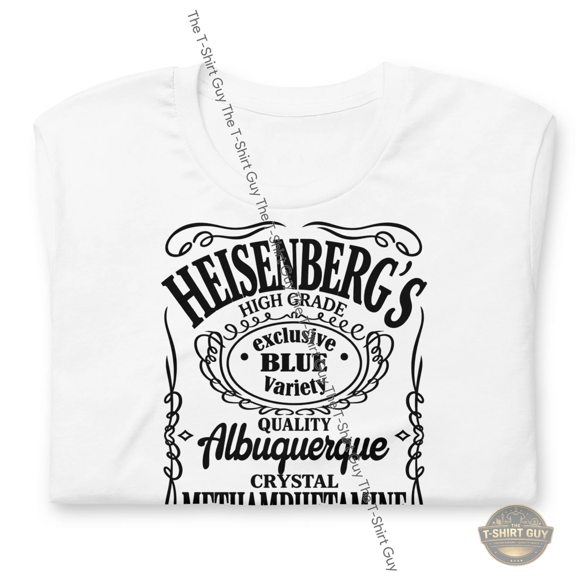 Watermarked - Vintage Heisenberg Blue Label Unisex t-shirt