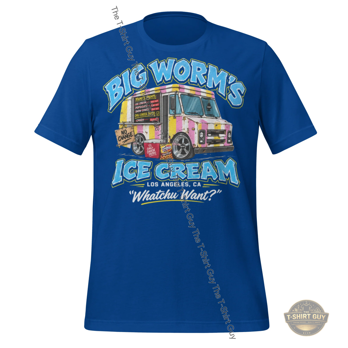 Watermarked - Big Worm's Ice Cream Unisex t-shirt