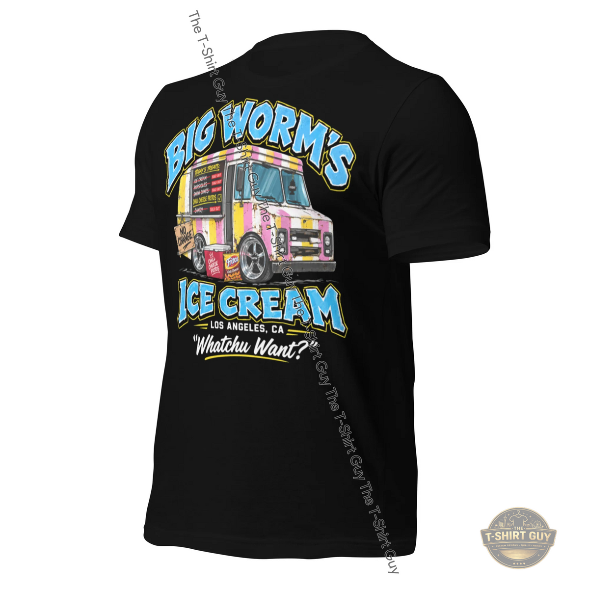 Watermarked - Big Worm's Ice Cream Unisex t-shirt