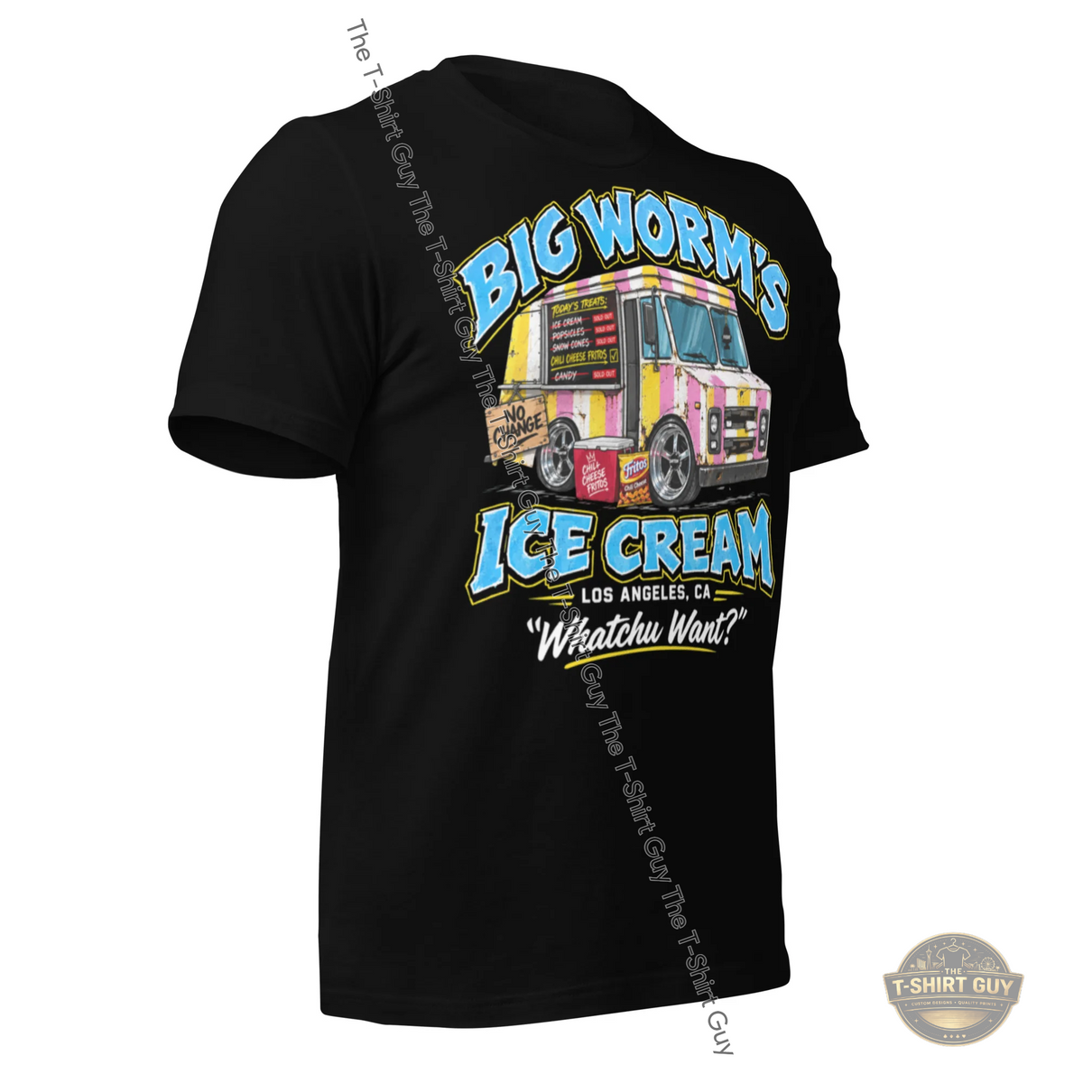 Watermarked - Big Worm's Ice Cream Unisex t-shirt
