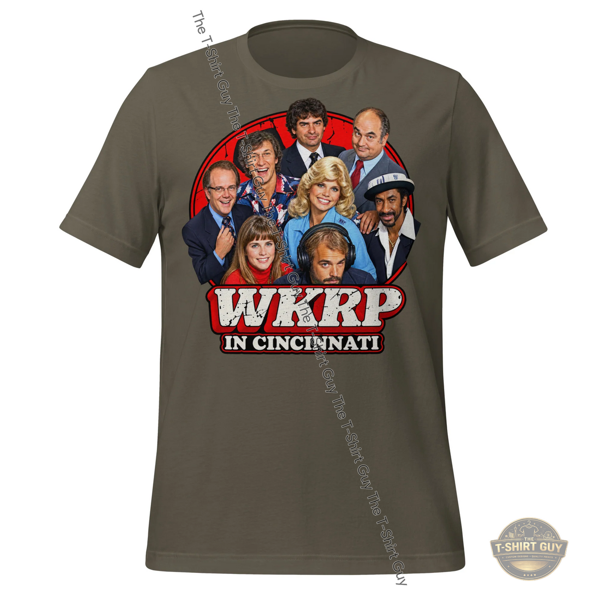 Watermarked - WKRP in Cincinnati Unisex t-shirt