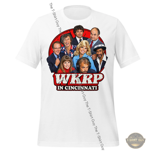 Watermarked - WKRP in Cincinnati Unisex t-shirt