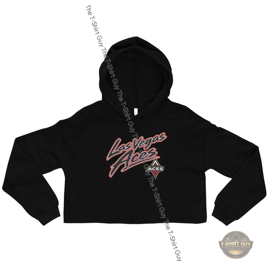 Watermarked - Aces Wilson Crop Hoodie
