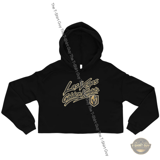 Watermarked - Golden Knights Eichel Crop Hoodie