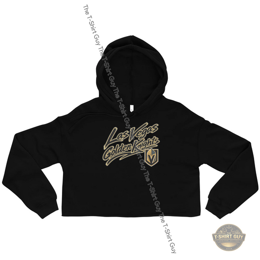 Watermarked - Golden Knights Marner Crop Hoodie