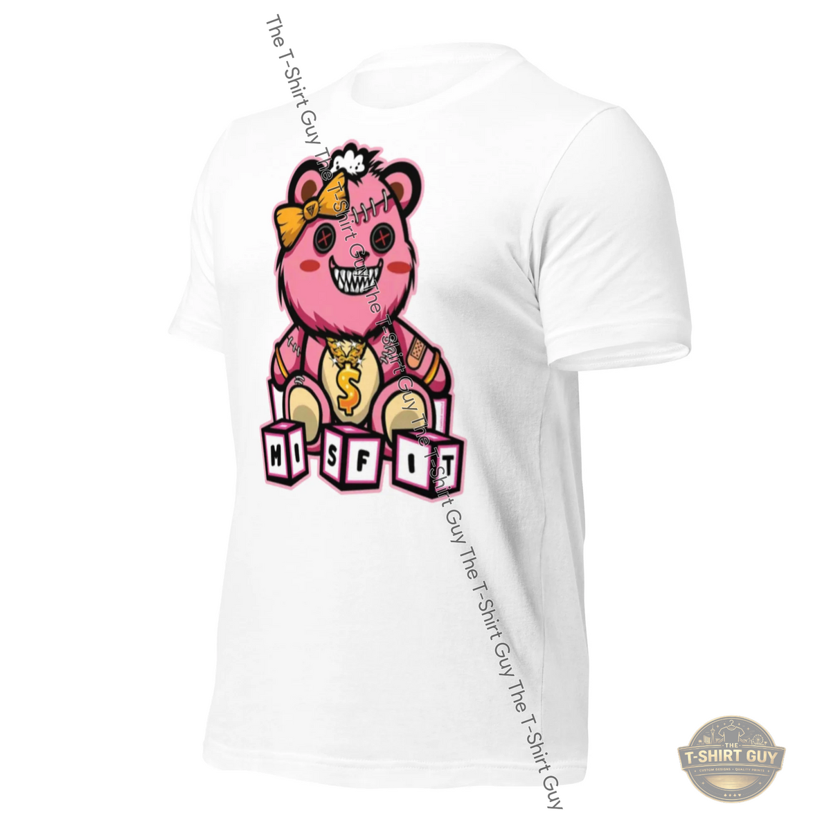 Watermarked - Girl Misfit Bear Unisex t-shirt