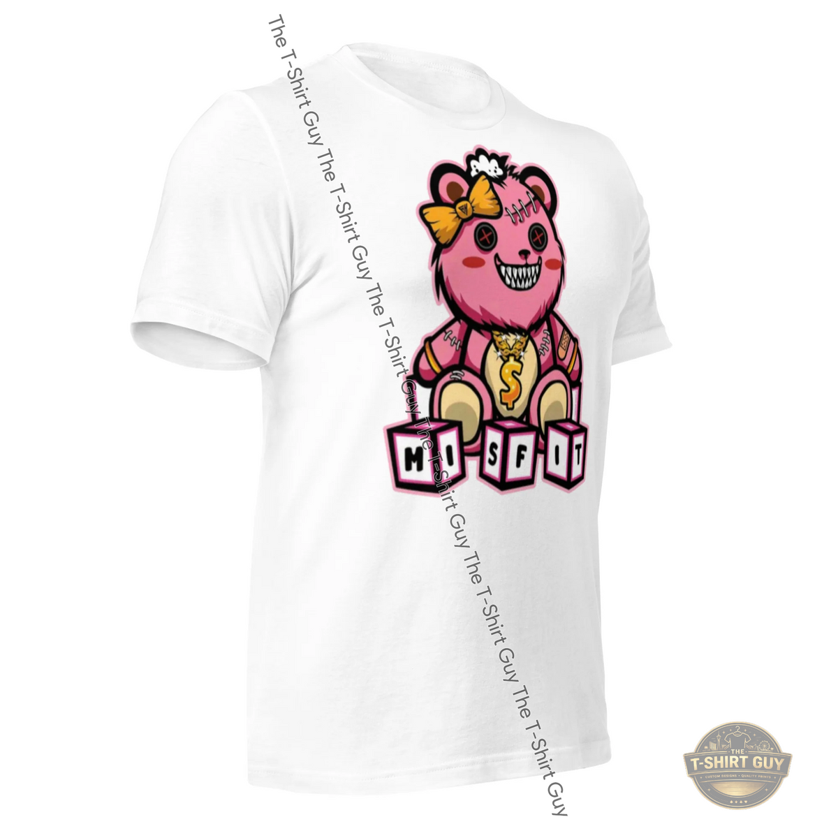 Watermarked - Girl Misfit Bear Unisex t-shirt