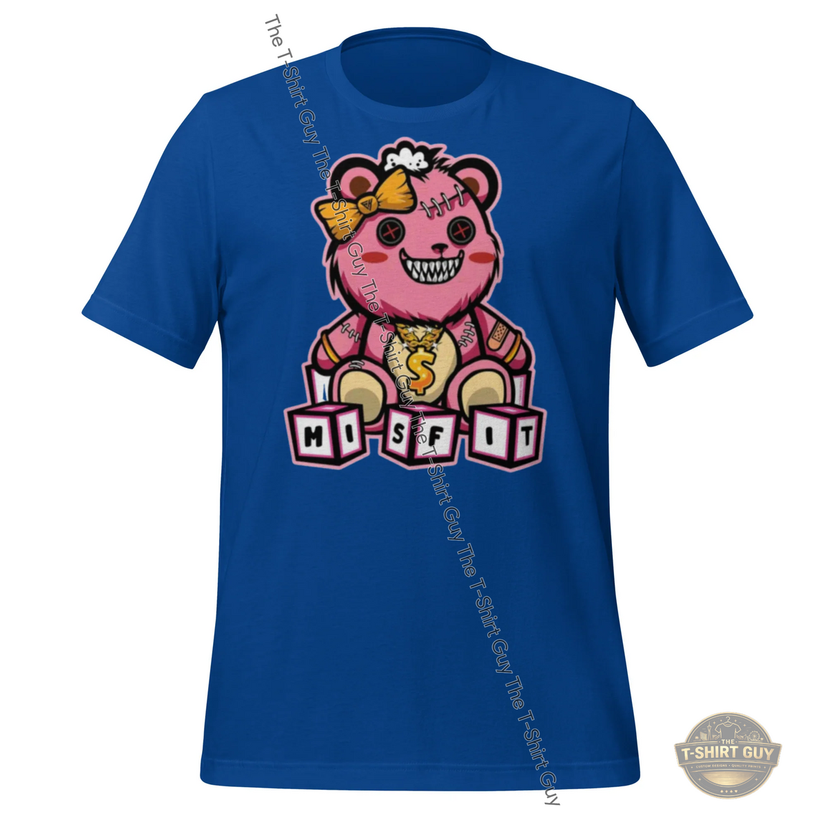 Watermarked - Girl Misfit Bear Unisex t-shirt