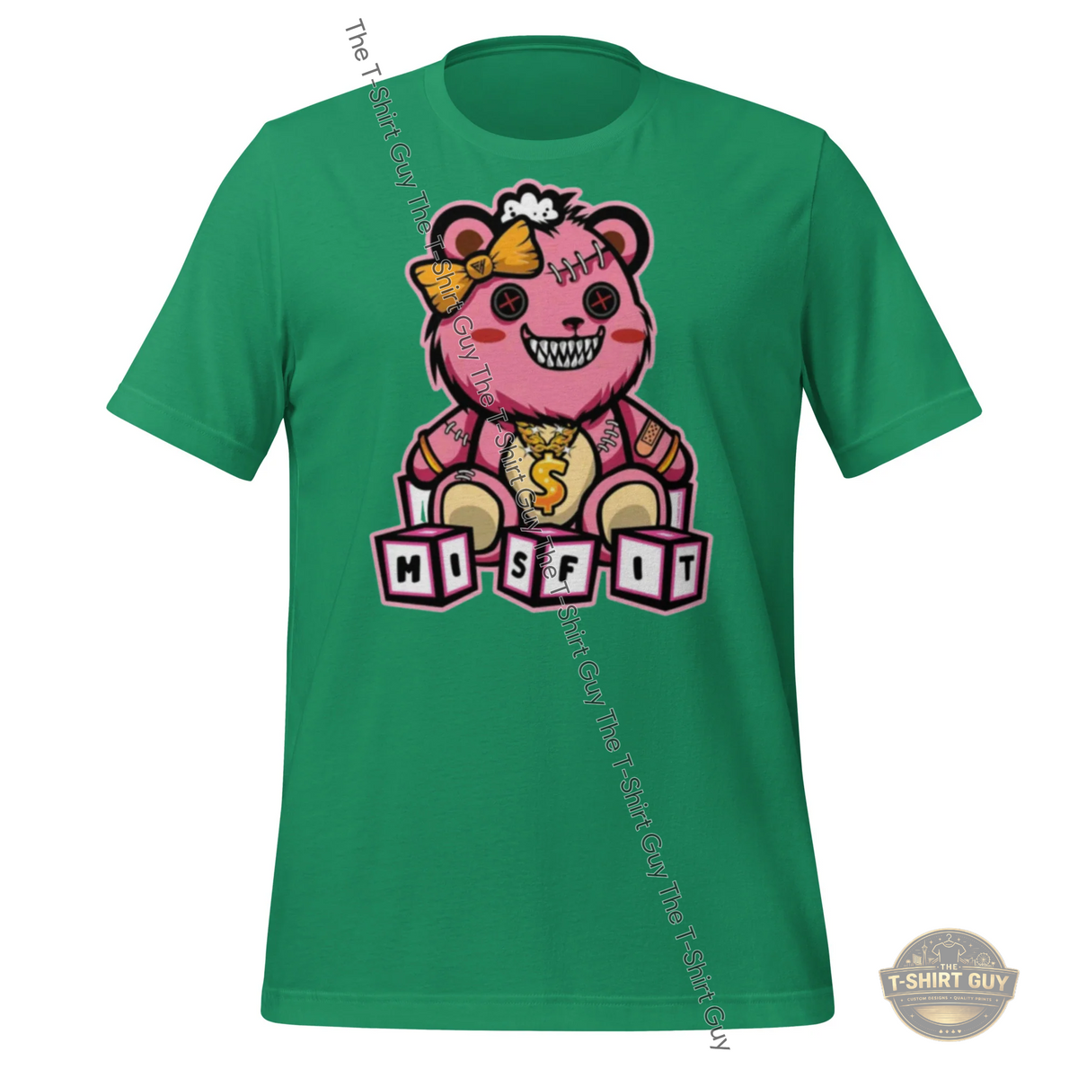 Watermarked - Girl Misfit Bear Unisex t-shirt