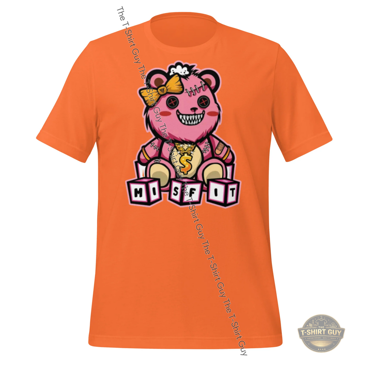 Watermarked - Girl Misfit Bear Unisex t-shirt