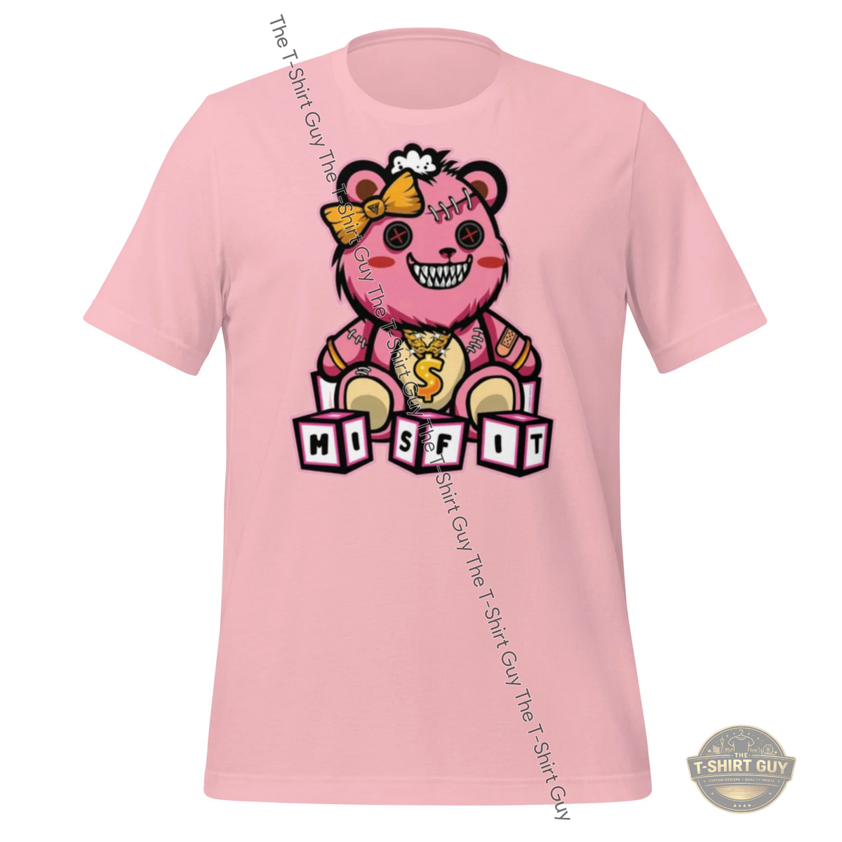 Watermarked - Girl Misfit Bear Unisex t-shirt