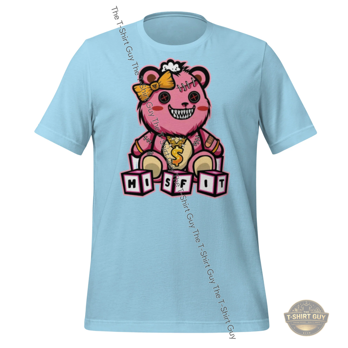Watermarked - Girl Misfit Bear Unisex t-shirt