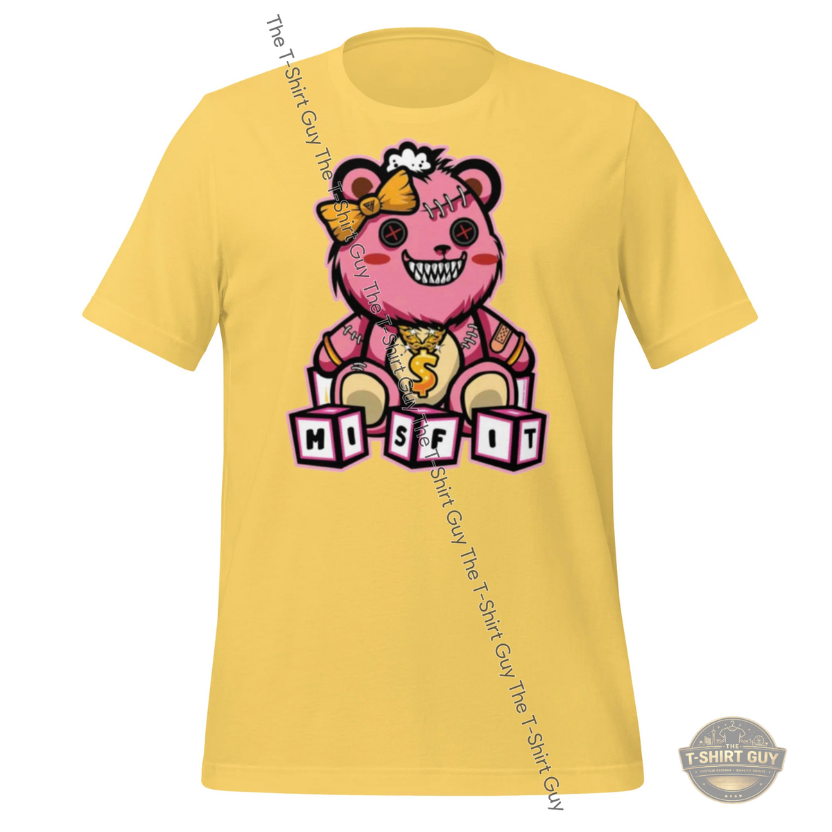 Watermarked - Girl Misfit Bear Unisex t-shirt
